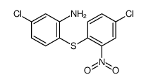 5-CHLORO-2-(4-CHLORO-2-NITRO-PHENYLSULFANYL)-PHENYLAMINE Structure
