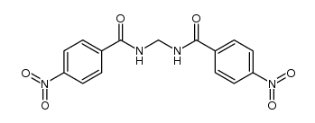 N,N'-bis(p-nitrobenzoyl)methanediamine Structure