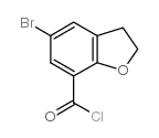 5-溴-2,3-二氢苯并[B]呋喃-7-羰基氯结构式