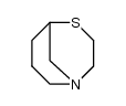 methyl-7 thia-6 aza-1 bicyclo<3.3.1>nonane结构式