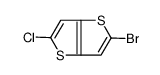 2-溴-5-氯-噻吩并[3,2-b]噻吩结构式