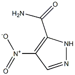 4-硝基吡唑-5-酰胺结构式