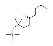 2,3-dimethyl-2-trimethylsilyloxynonan-5-one结构式
