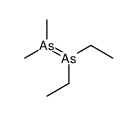(diethyl-λ5-arsanylidene)-dimethyl-λ5-arsane Structure