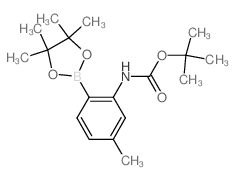2-(BOC-Amino)-4-methylphenylboronic acid,pinacol picture