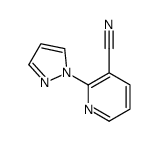 2-(1H-Pyrazol-1-yl)nicotinonitrile structure
