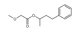 4-phenylbutan-2-yl-2-methoxyacetate结构式