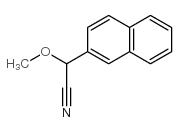 2-Methoxy-2-(2-naphthyl)acetonitrile Structure