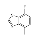 7-Fluoro-4-methyl-1,3-benzothiazole Structure