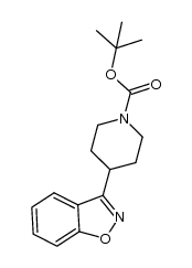 3-(N-boc-piperidin-4-yl)benzisoxazole结构式