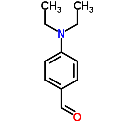 4-Diethylaminobenzaldehyde Structure