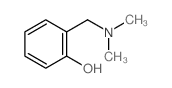 2-二甲氨基甲基苯酚结构式