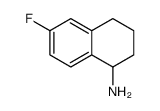 6-氟-1,2,3,4-四氢萘-1-胺结构式