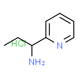 1-(吡啶-2-基)丙-1-胺二盐酸盐结构式