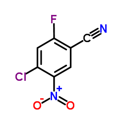 4-氯-2-氟-5-硝基苯甲腈结构式