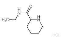 N-Ethyl-2-piperidinecarboxamide hydrochloride结构式
