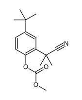 4-(TERT-BUTYL)-2-(2-CYANOPROPAN-2-YL)PHENYL METHYL CARBONATE结构式