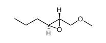 (2S,3S)-2,3-epoxy-1-methoxyhexane结构式
