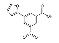 3-(furan-2-yl)-5-nitrobenzoic acid Structure