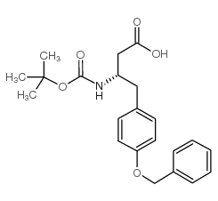 (S)-4-(4-(苄氧基)苯基)-3-((叔丁氧基羰基)氨基)丁酸结构式