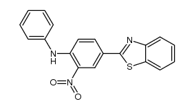 (4-benzothiazol-2-yl-2-nitrophenyl)phenylamine结构式