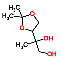 2-(2,2-Dimethyl-1,3-dioxolan-4-yl)propane-1,2-diol Structure