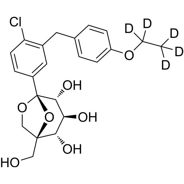 Ertugliflozin-d5 Structure