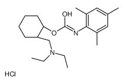 [(1R,2S)-2-(diethylaminomethyl)cyclohexyl] N-(2,4,6-trimethylphenyl)carbamate,hydrochloride结构式