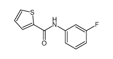 N-(3-氟苯基)-2-噻吩羧酰胺结构式