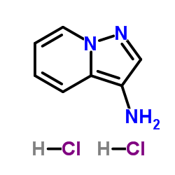 吡唑并[1,5-a]吡啶-3-胺盐酸盐结构式