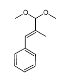 α-methyl-trans-cinnamaldehyde dimethyl acetal Structure