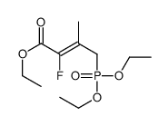ethyl 4-diethoxyphosphoryl-2-fluoro-3-methylbut-2-enoate Structure