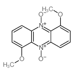 1,6-dimethoxy-10-oxidophenazin-5-ium 5-oxide Structure