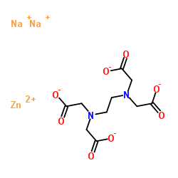 乙二胺四乙酸锌二钠盐水合物结构式