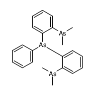 bis(2-dimethylarsanylphenyl)-phenylarsane结构式