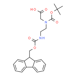Boc-Aeg(Fmoc)-OH structure