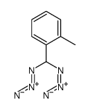 1-(diazidomethyl)-2-methylbenzene结构式