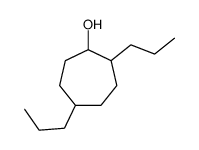 2,5-dipropylcycloheptan-1-ol Structure