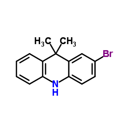 2-溴-9,9-二甲基-9,10-二氢吖啶结构式