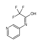 2,2,2-三氟-N-(3-吡啶基)乙酰胺结构式