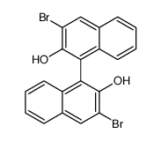 (S)-(+)-3,3’-二溴-1,1’-双-2-萘醇结构式