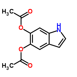 1H-Indole-5,6-diyl diacetate structure