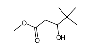 3-羟基-4,4-二甲基戊酸甲酯结构式