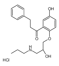 (R)-5-Hydroxy Propafenone Hydrochloride结构式