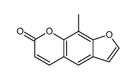 8-methylpsoralen Structure