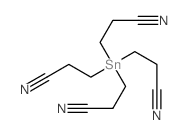 Propanenitrile,3,3',3'',3'''-stannanetetrayltetrakis- (9CI) Structure