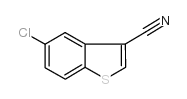 5-chloro-1-benzothiophene-3-carbonitrile structure