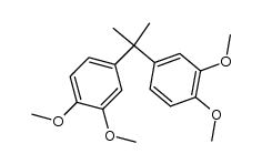 2,2-bis(3,4-dimethoxyphenyl)propane Structure