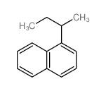 Naphthalene,1-(1-methylpropyl)- Structure