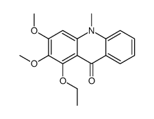 1-Ethoxy-2,3-dimethoxy-10-methylacridin-9(10H)-one结构式